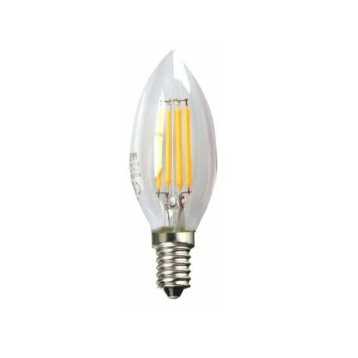 LED lamp Silberfarben Electronics 1970314 E14 4W 3000K – Produktbild 1