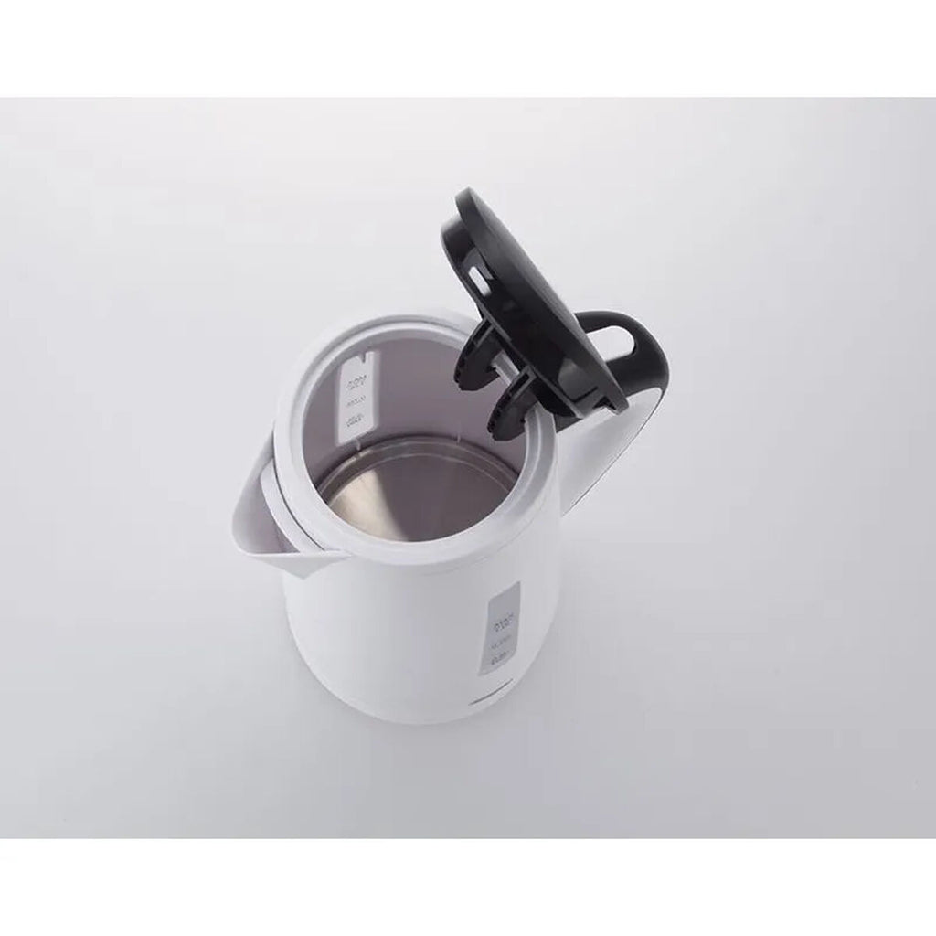 JATA Kettle Weiß Schwarz 2200 W Edelstahl Stahl Kunststoff 1 L