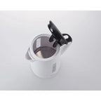 JATA Kettle Weiß Schwarz 2200 W Edelstahl Stahl Kunststoff 1 L