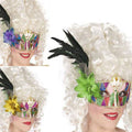 Feather Eye Maske Mehrfarbig