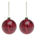 Weihnachtskugeln 113572 Braun Rot 8 cm – Brown