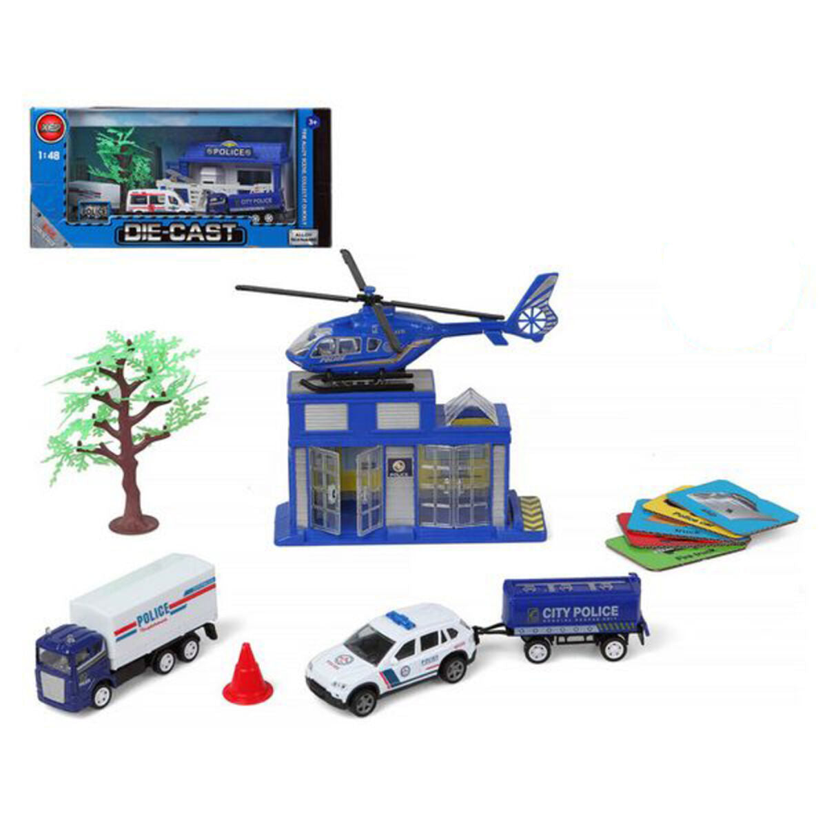 Police Vehicles and Accessories Set 118848 – Produktbild 1