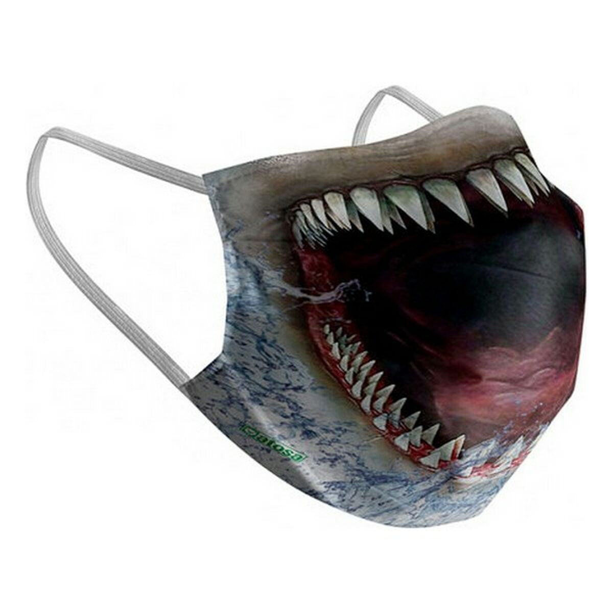 Hygienic Reusable Fabric Mask 6-9 years Shark – Produktbild 1