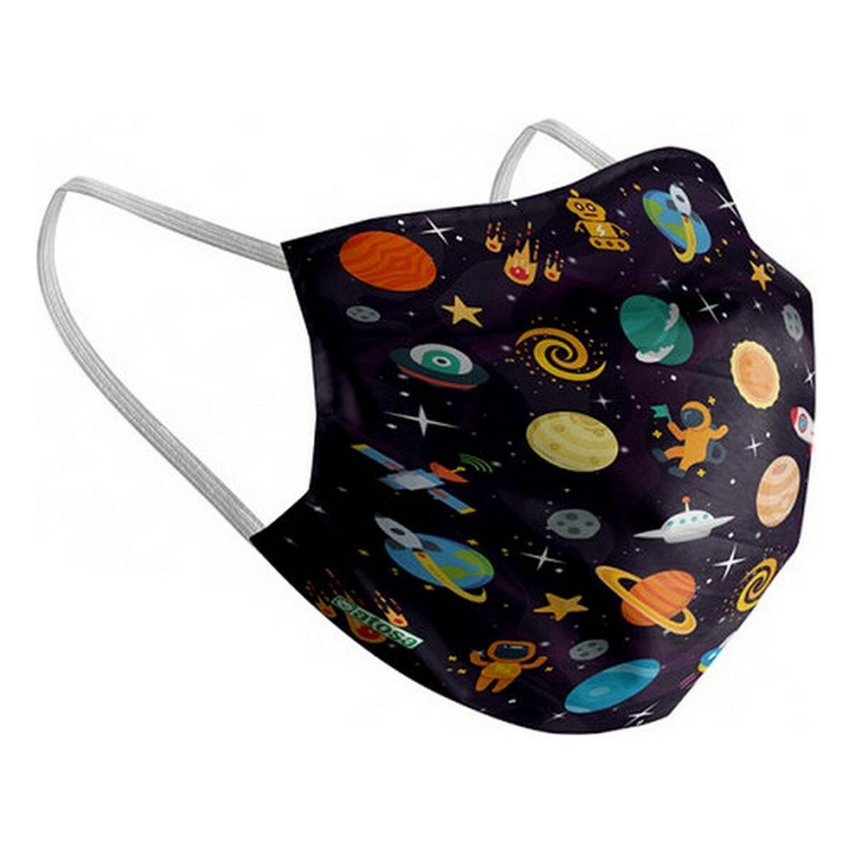 Hygienic Reusable Fabric Mask Space Kinder's – Produktbild 1