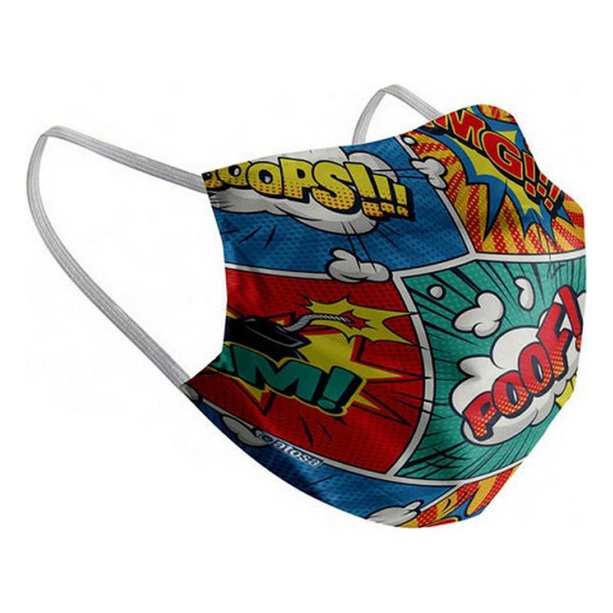 Hygienic Reusable Fabric Mask comic – Produktbild 1