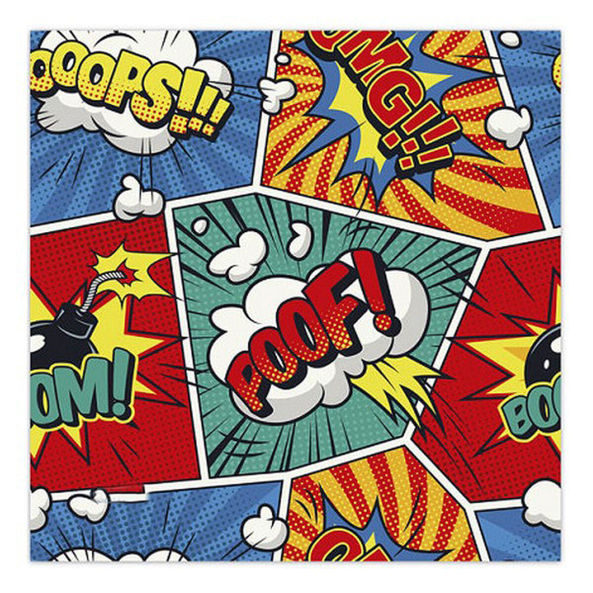 Wiederverwendbare Stoffmaske comic – 10-12 Years