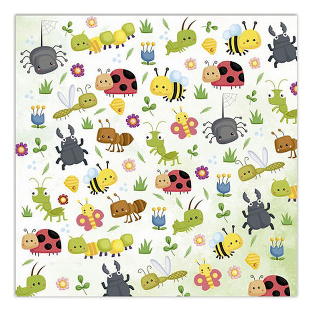 Wiederverwendbare Stoffmaske Kinder-Insects – 3-5 Years