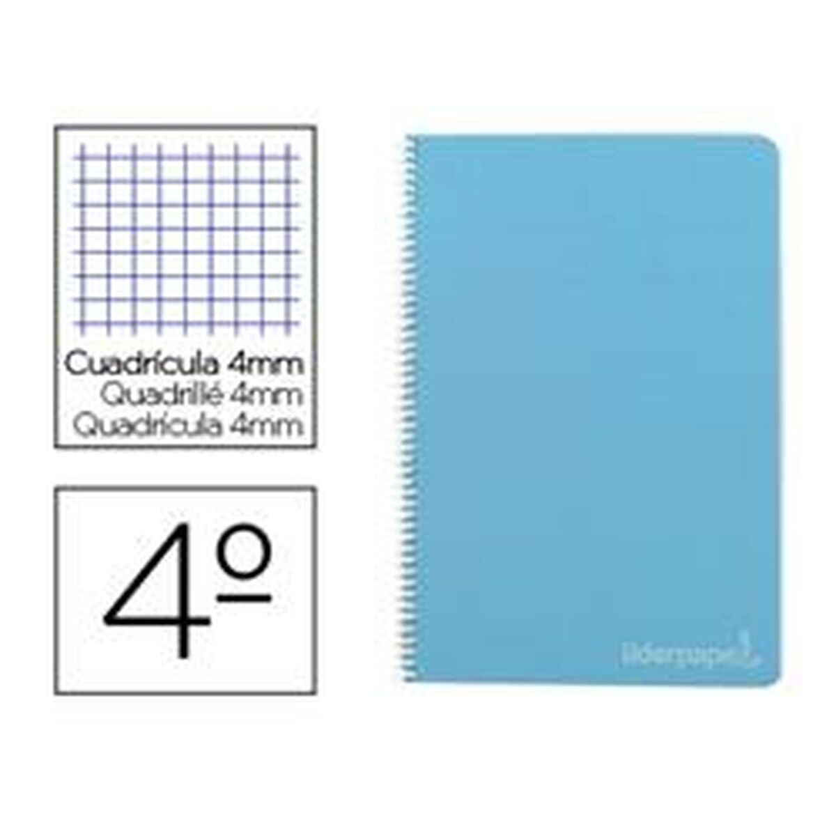 Maths exercise book Liderpapel BC23 A5 80 Sheets – Produktbild 1