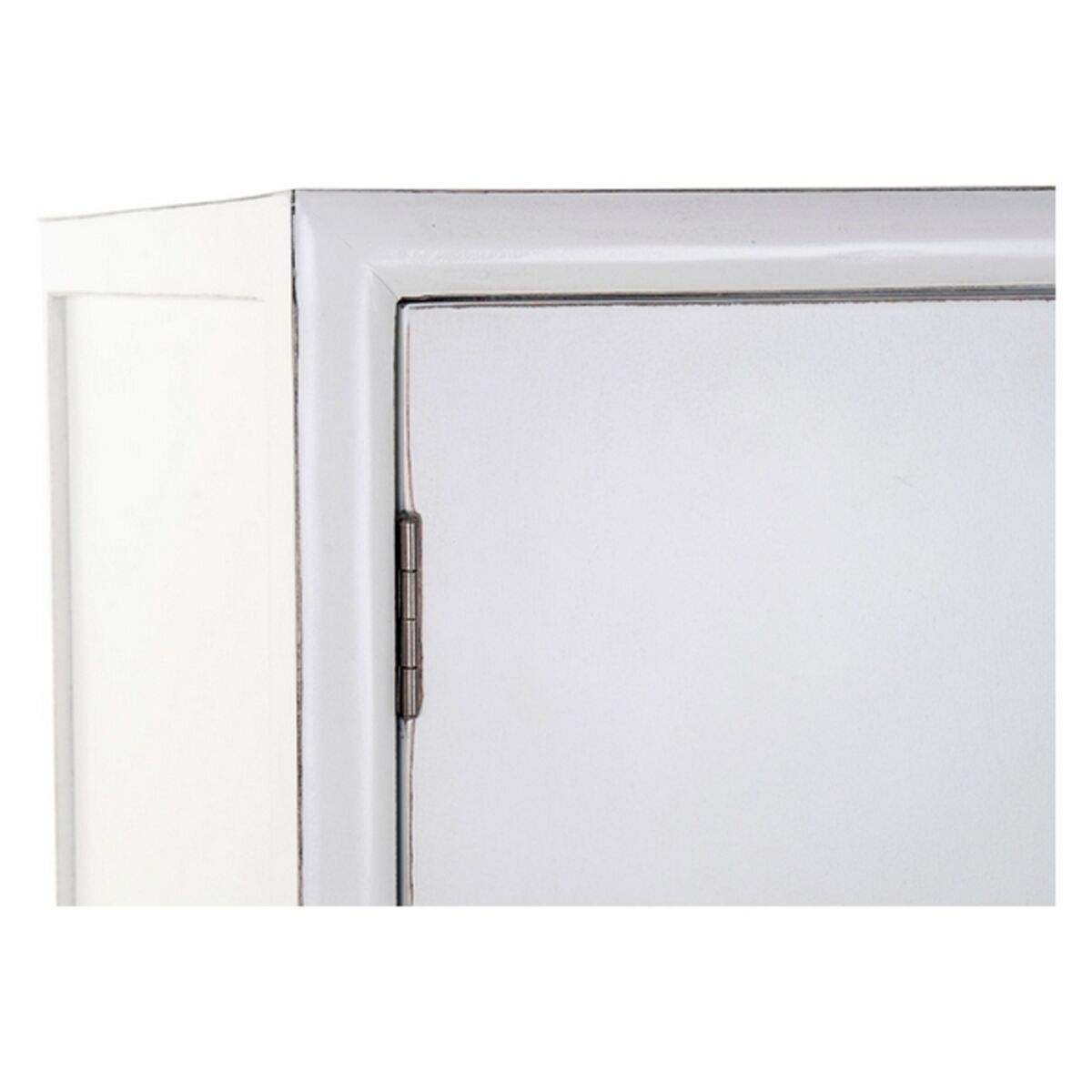 DKD Home Decor Schrank Weiß Gold Metall Pappelholz