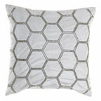 DKD Home Decor Kissen Samt Geometrisch