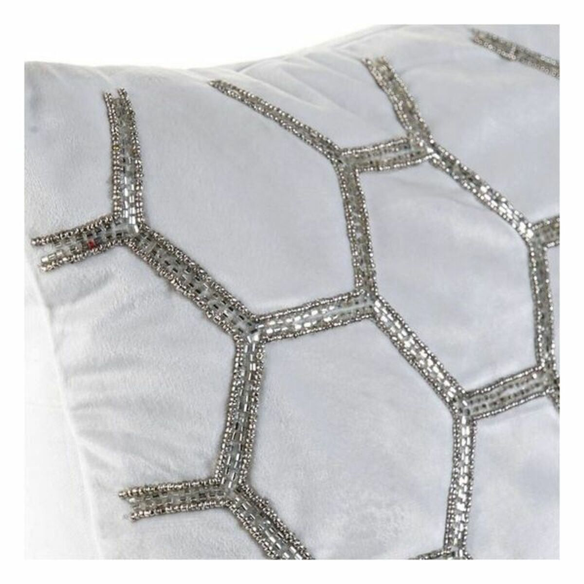 DKD Home Decor Kissen Samt Geometrisch