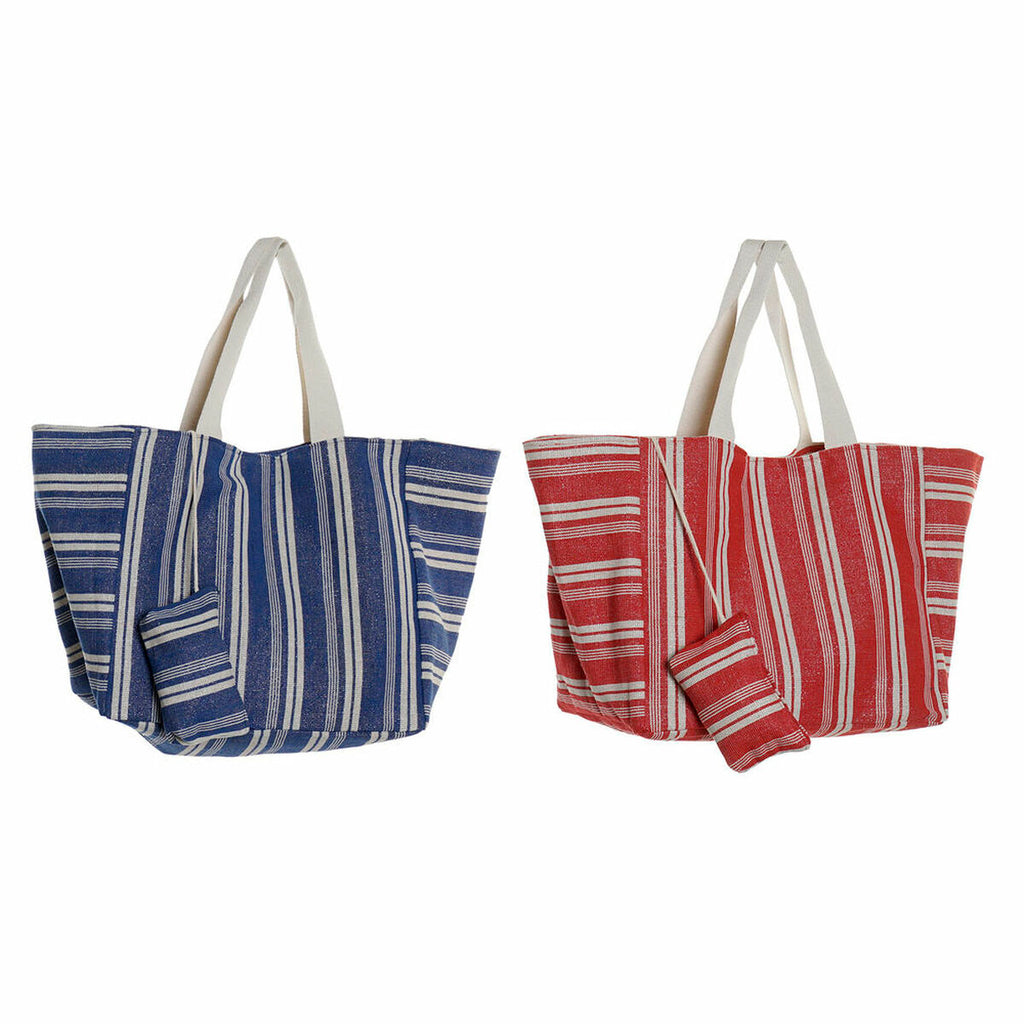 DKD Home Decor Tasche Blau Rot Aluminium Geldbörse