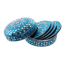DKD Home Decor Coasters Aluminium MDF Holz