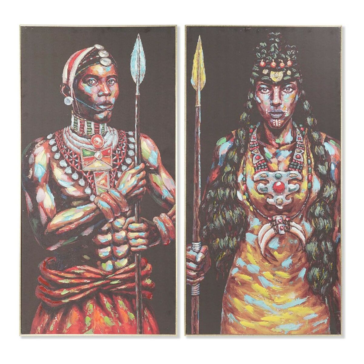 Canvas DKD Home Decor polystyrene Canvas 60 x 5 x 120 cm – Produktbild 1