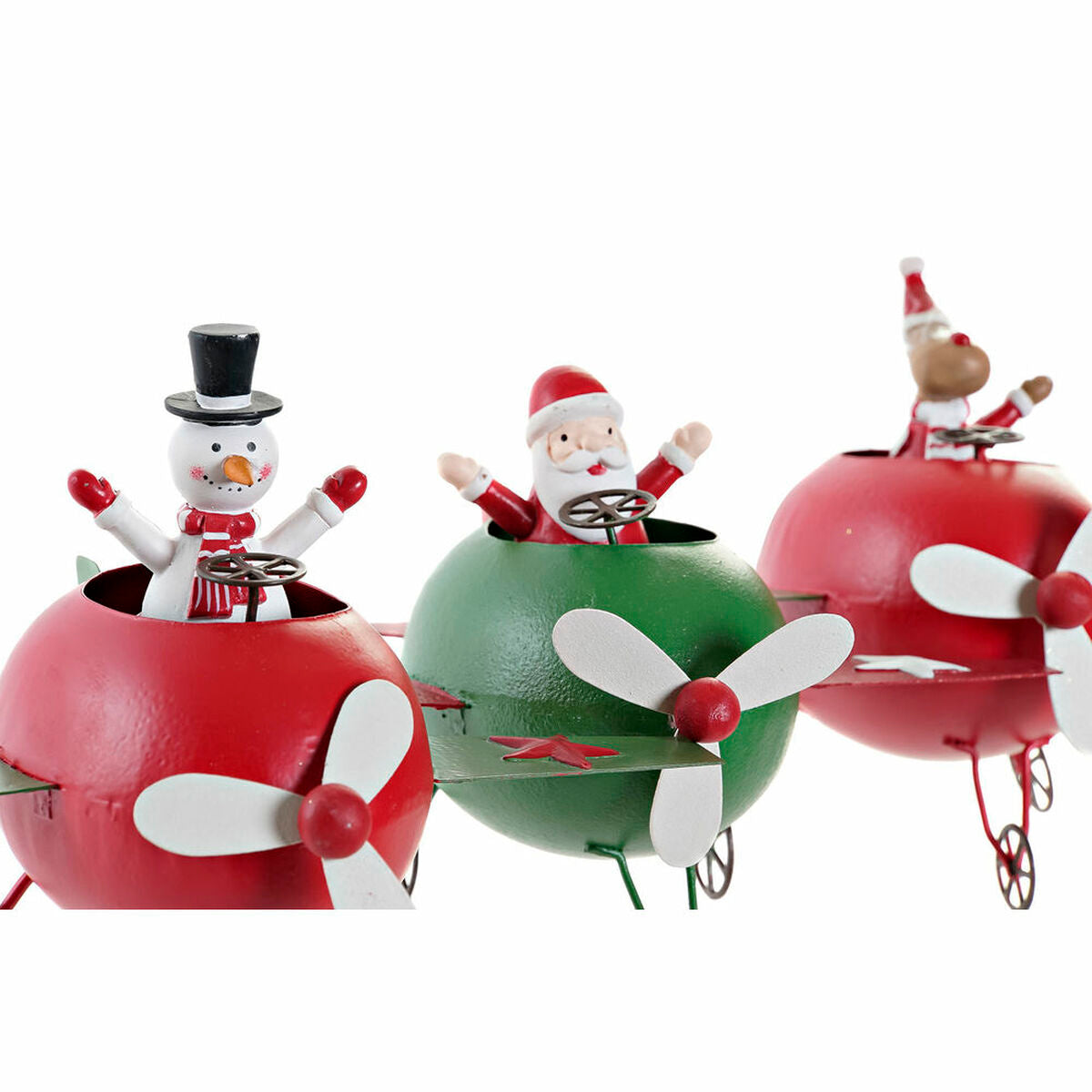 DKD Home Decor Weihnachtskugel Metall Reindeer
