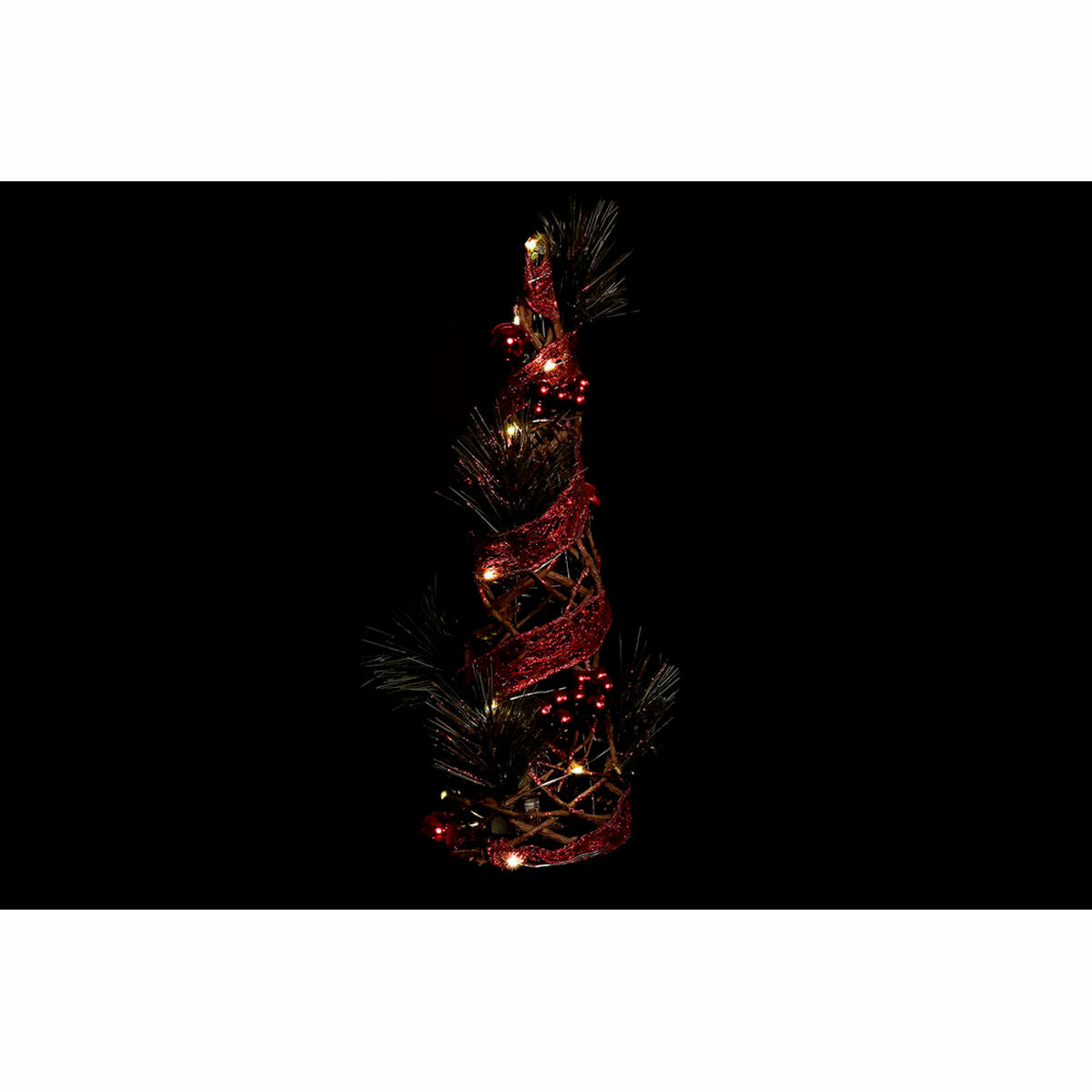 DKD Home Decor Weihnachtsbaum Rot Grün Gold Kunststoff
