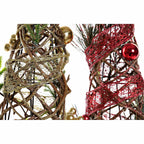 DKD Home Decor Weihnachtsbaum Rot Grün Gold Kunststoff