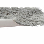 DKD Home Decor Teppich Grau mit Haar