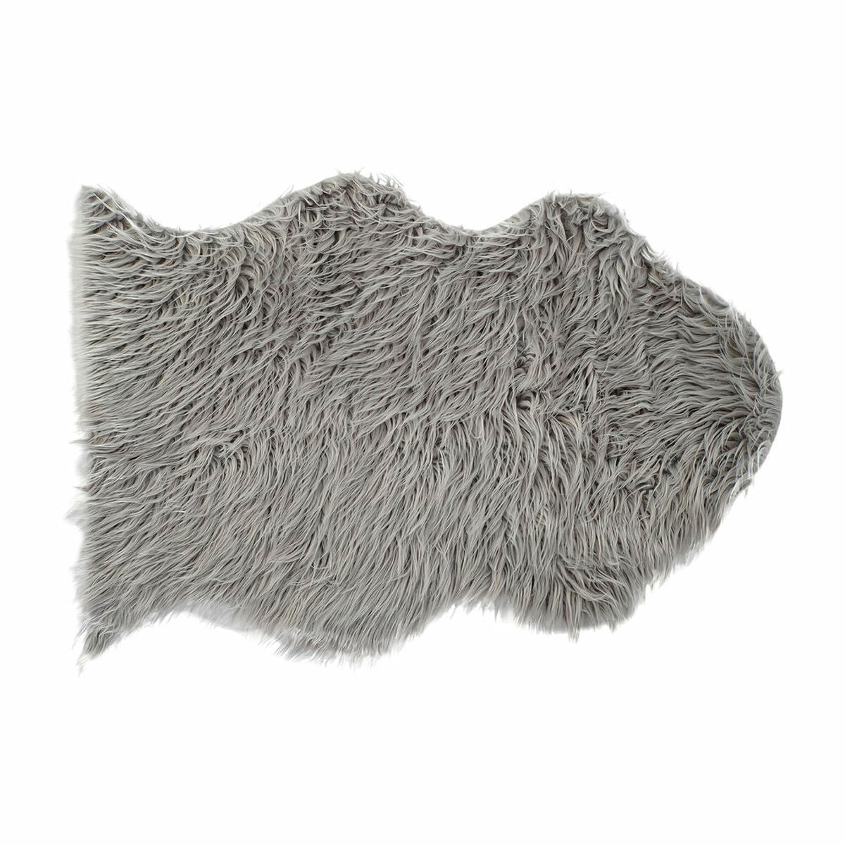 Carpet DKD Home Decor Grau With hair 60 x 90 x 2 cm – Produktbild 1