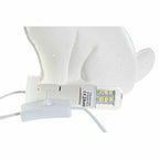 DKD Home Decor Tischlampe 25 x 10 x 19 cm Porzellan Weiß 220 V 25 W