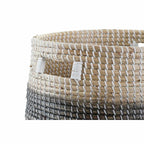 DKD Home Decor Korb-Set Grau Natur Seagrass