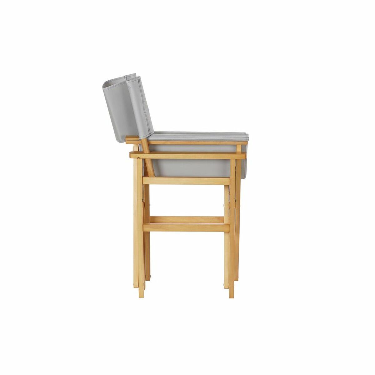 DKD Home Decor Garten Stuhl Grau Natur Kiefernholz