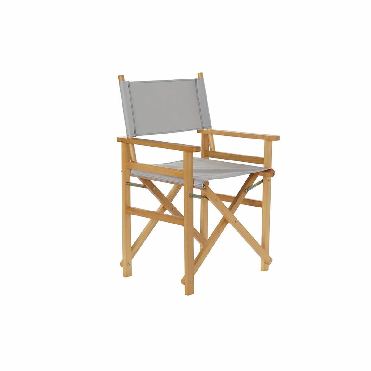DKD Home Decor Garten Stuhl Grau Natur Kiefernholz