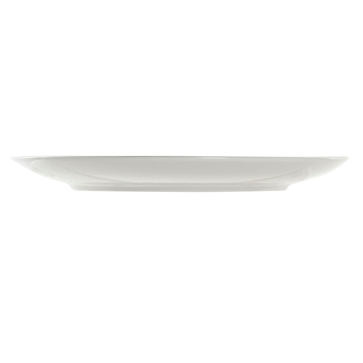 DKD Home Decor Flacher Teller Blumen Porzellan