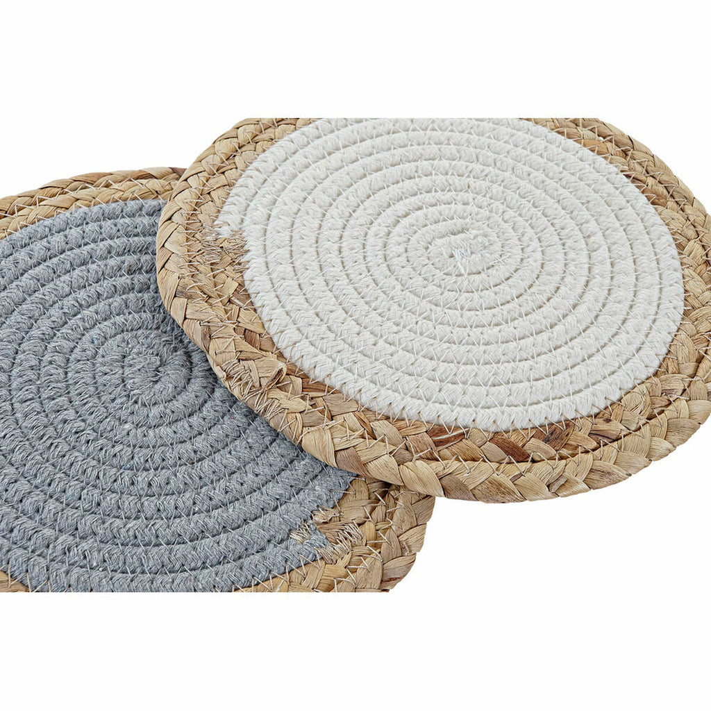 DKD Home Decor Tischset Individual Baumwolle Fibre