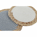 DKD Home Decor Tischset Individual Baumwolle Fibre