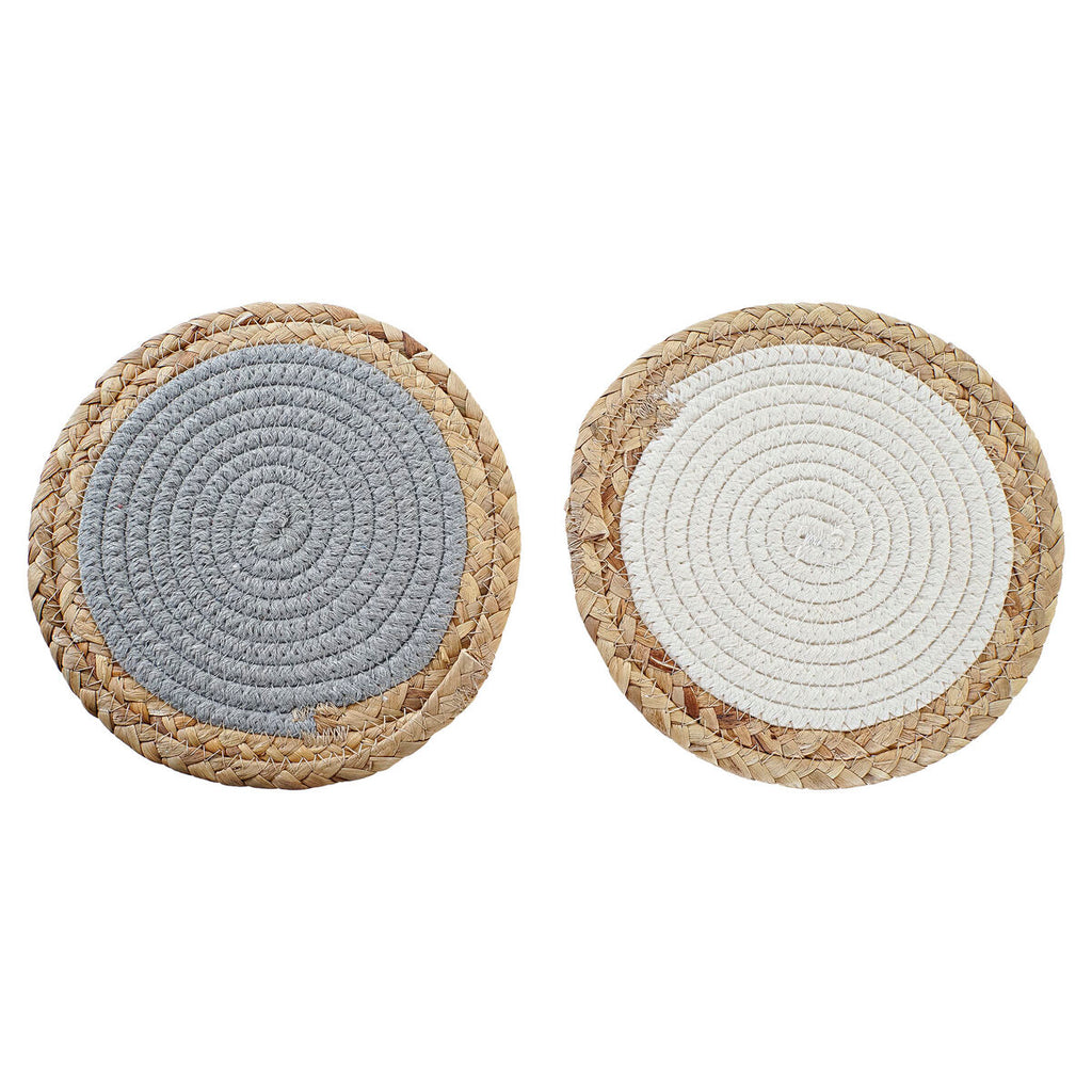 DKD Home Decor Tischset Individual Baumwolle Fibre
