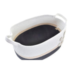 DKD Home Decor Korb-Set Weiß Grau Creme