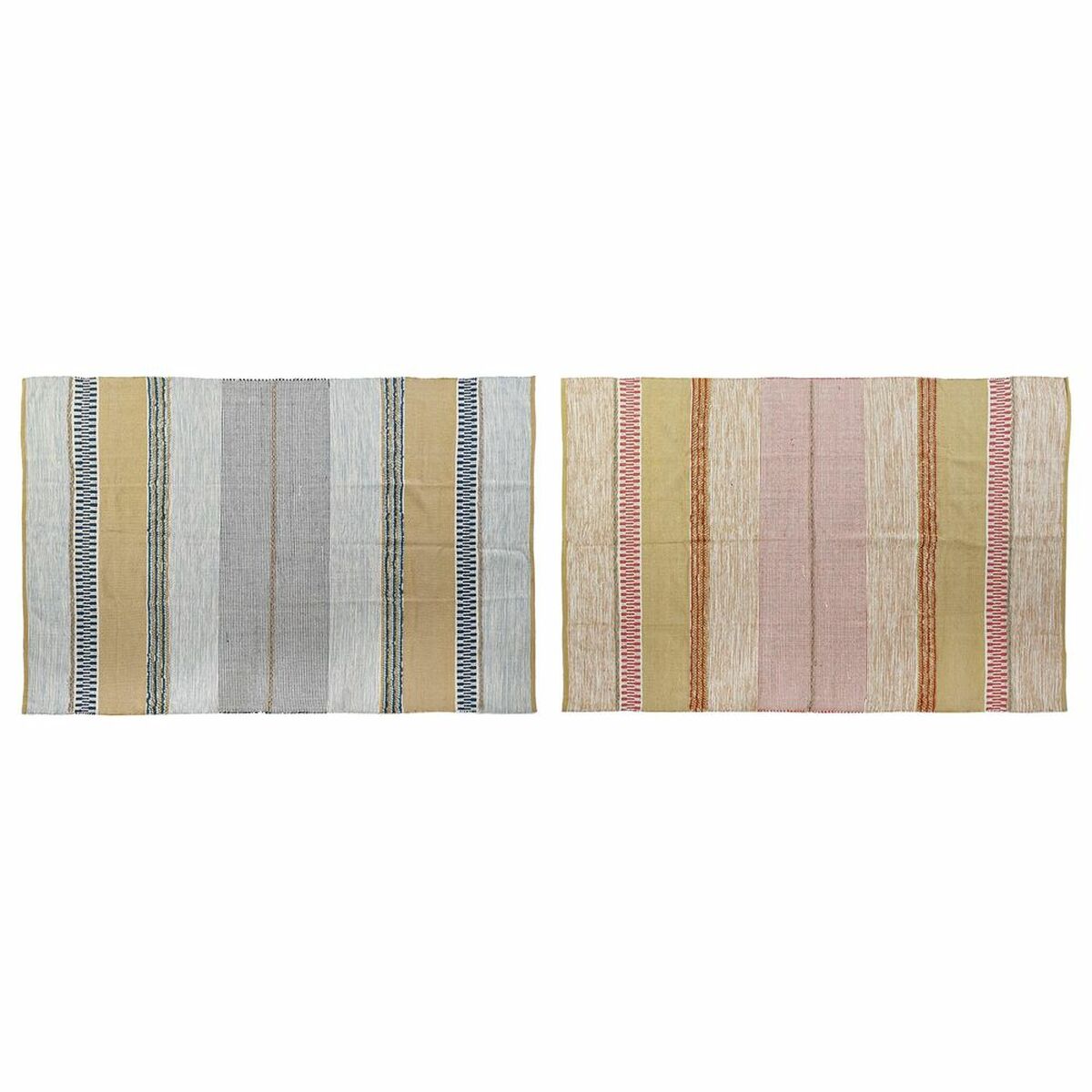 Carpet DKD Home Decor Mehrfarbig Modern (2 Stück) (160 x 230 x 1 cm) – Produktbild 1