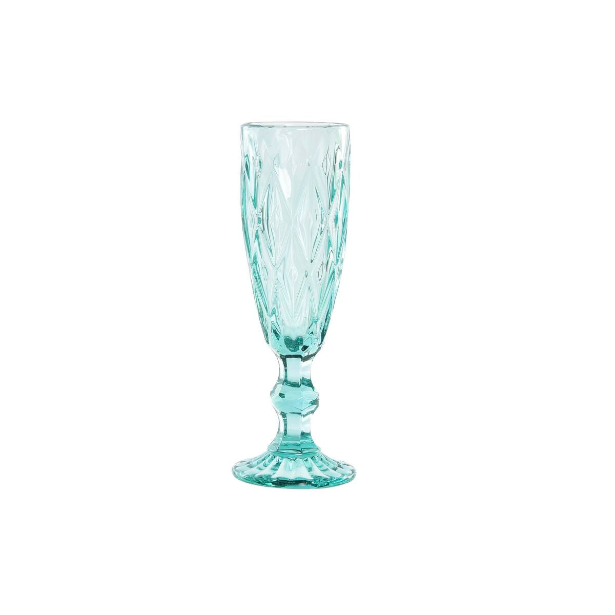 Wineglass DKD Home Decor Turquoise Crystal 150 ml – Produktbild 1