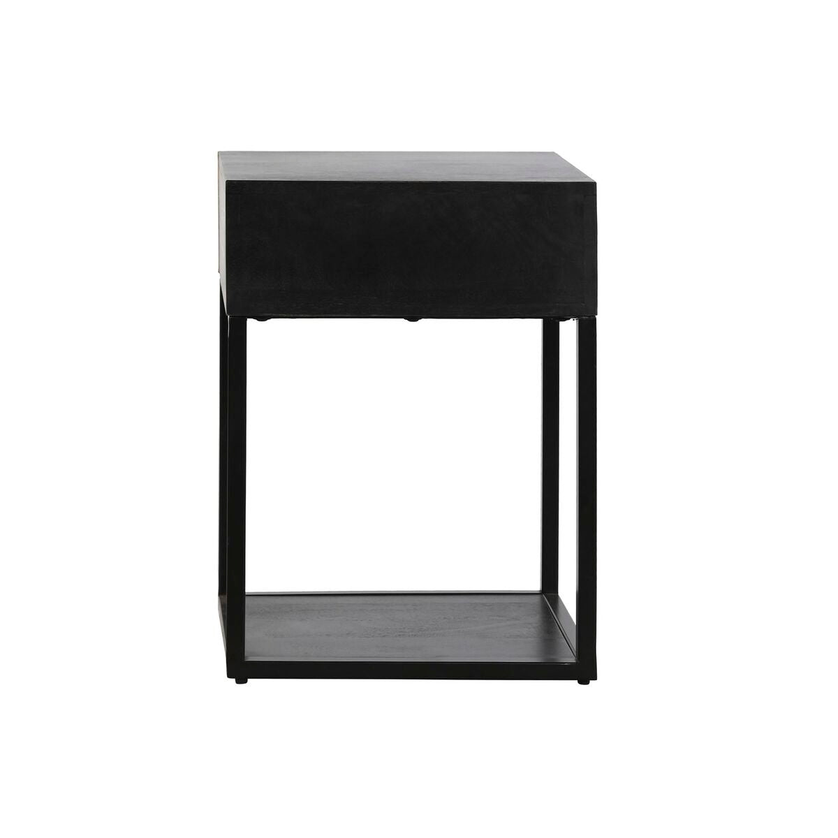DKD Home Decor Nightstand Gold Schwarz Metall Holz