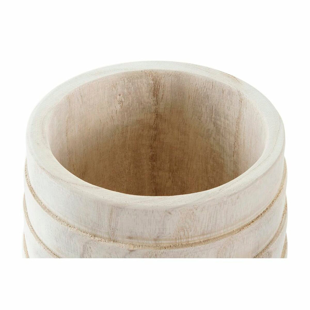 DKD Home Decor Pflanzgefäß Braun Natur Squared Boho