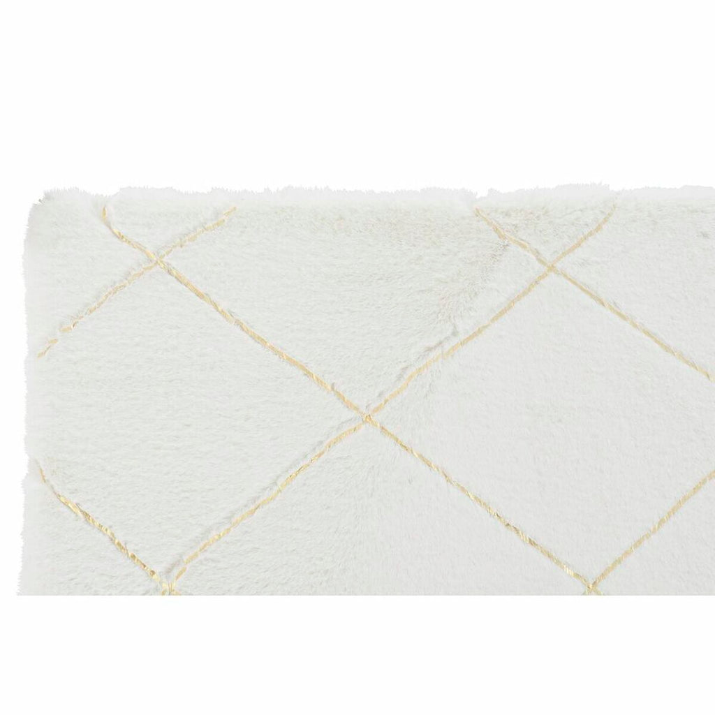DKD Home Decor Teppich Weiß Modern