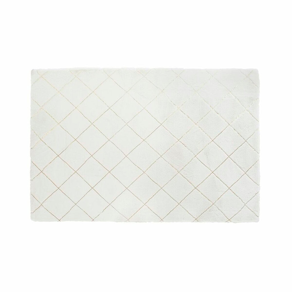 DKD Home Decor Teppich Weiß Modern