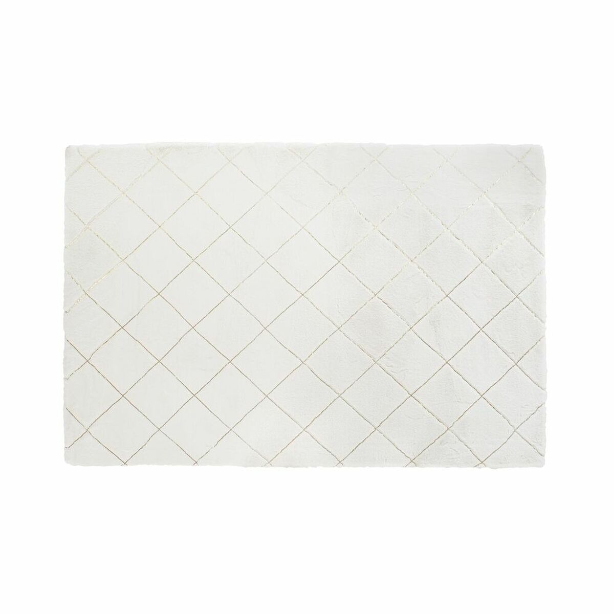 DKD Home Decor Teppich Weiß Modern