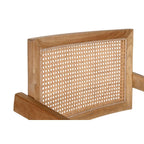 DKD Home Decor Esszimmerstuhl Natur Teak Rattan