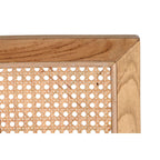 DKD Home Decor Esszimmerstuhl Natur Teak Rattan