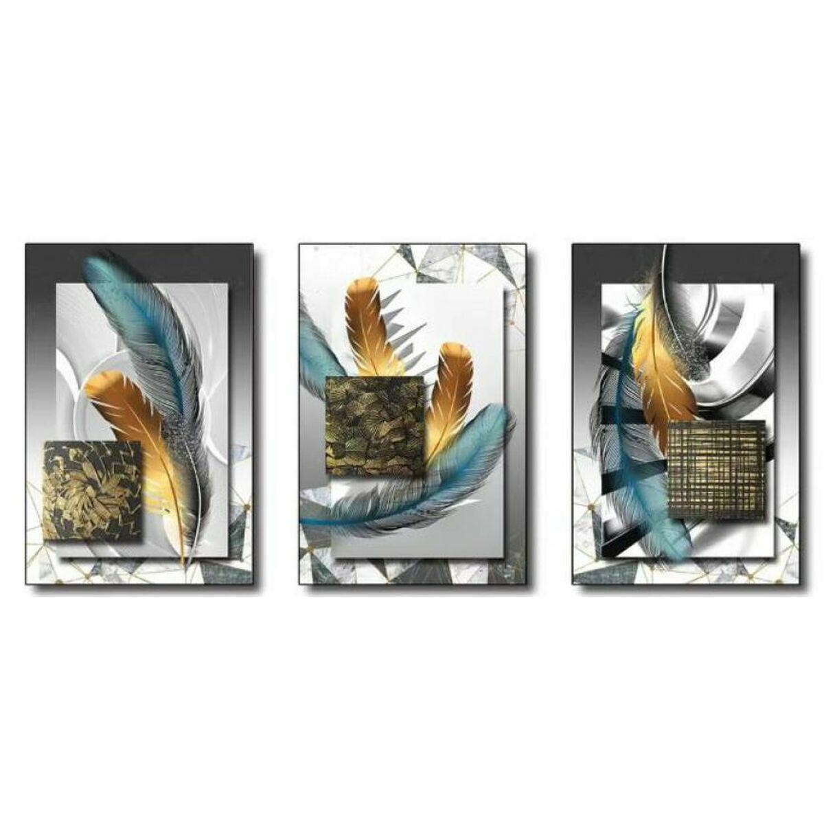 Canvas DKD Home Decor polystyrene Canvas 53 x 3,5 x 73 cm – Produktbild 1