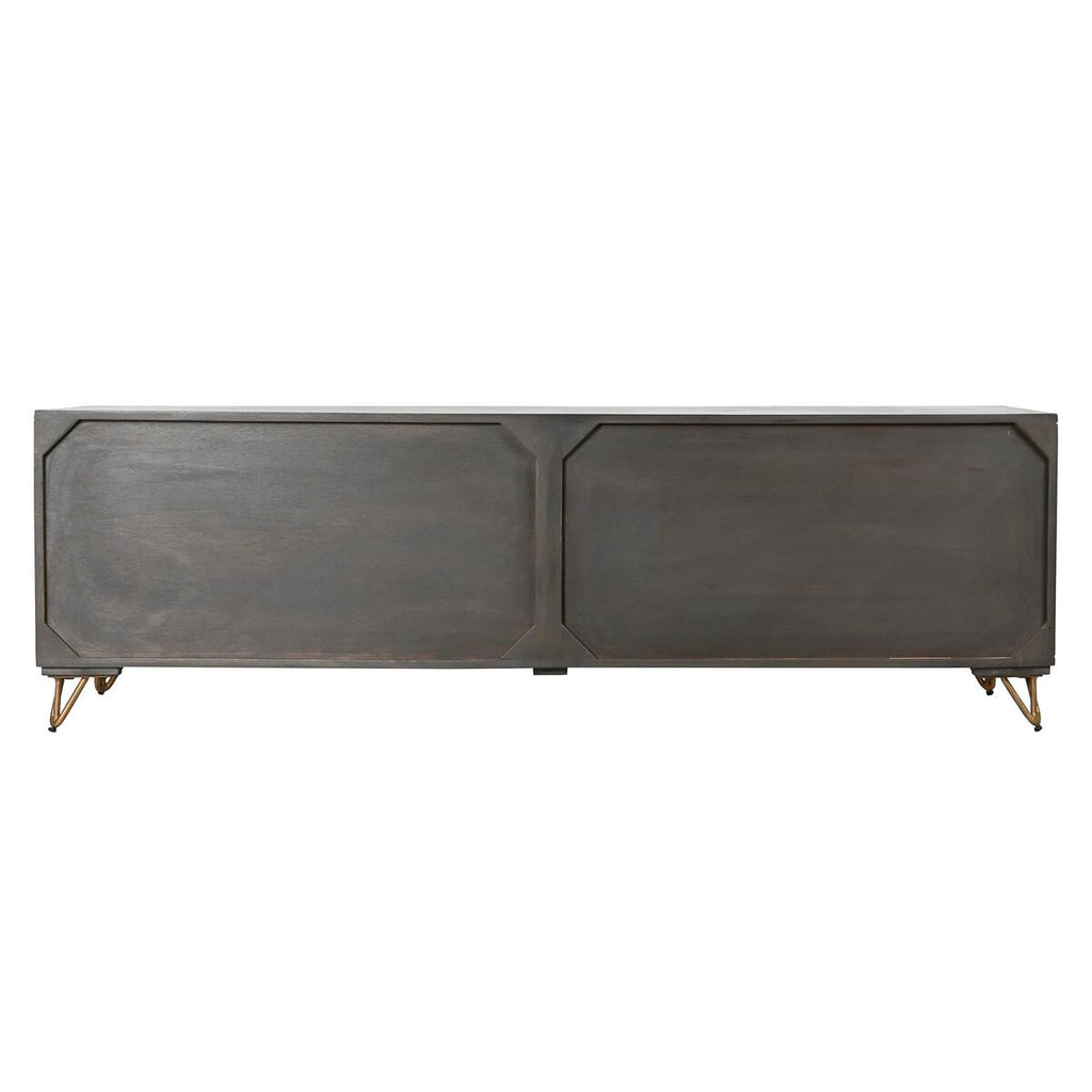 DKD Home Decor TV furniture Metall Braun Mango Holz 160 x 40 x 50 cm