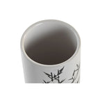 DKD Home Decor Zahnbürste Halter Weiß Schwarz Gummi Holz Stoneware