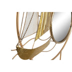 DKD Home Decor Dekofigur Spiegel Gold Metall Mediterranean