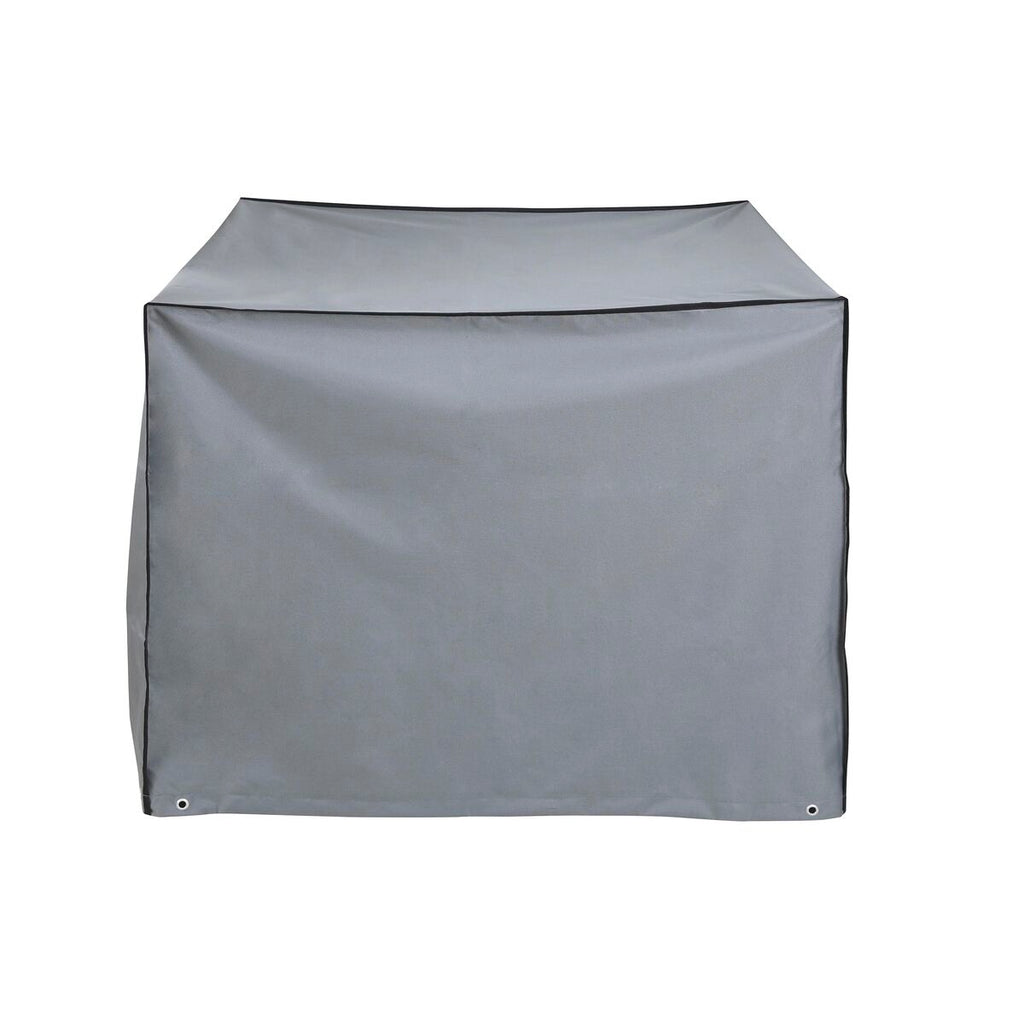 DKD Home Decor Stuhl Abdeckung Schwarz Dunkelgrau