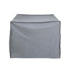DKD Home Decor Stuhl Abdeckung Schwarz Dunkelgrau