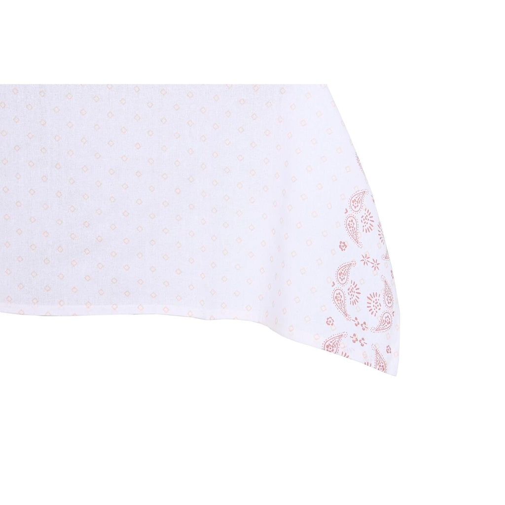 DKD Home Decor Tischdecke & napkins Rosa Weiß