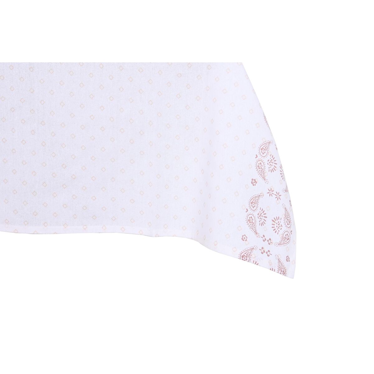 DKD Home Decor Tischdecke & napkins Rosa Weiß