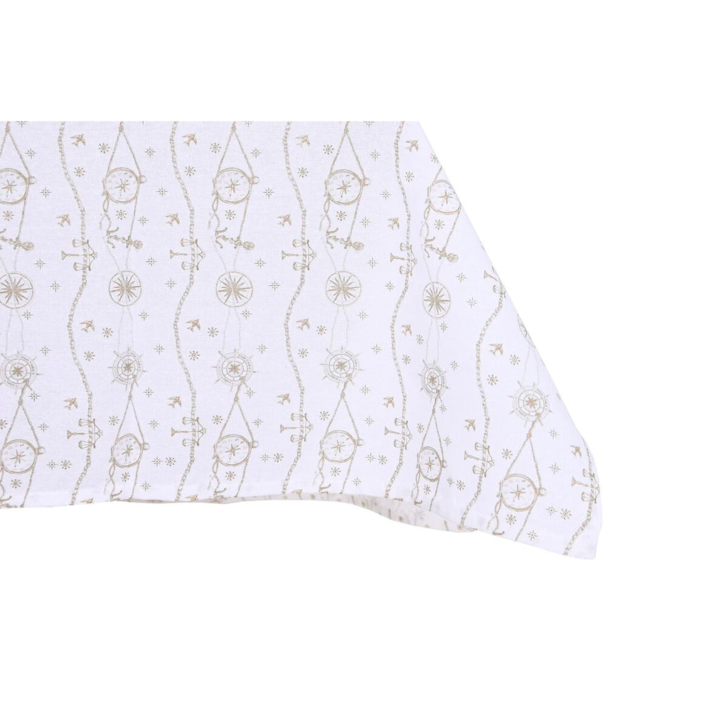 DKD Home Decor Tischdecke & napkins Blau Braun Weiß
